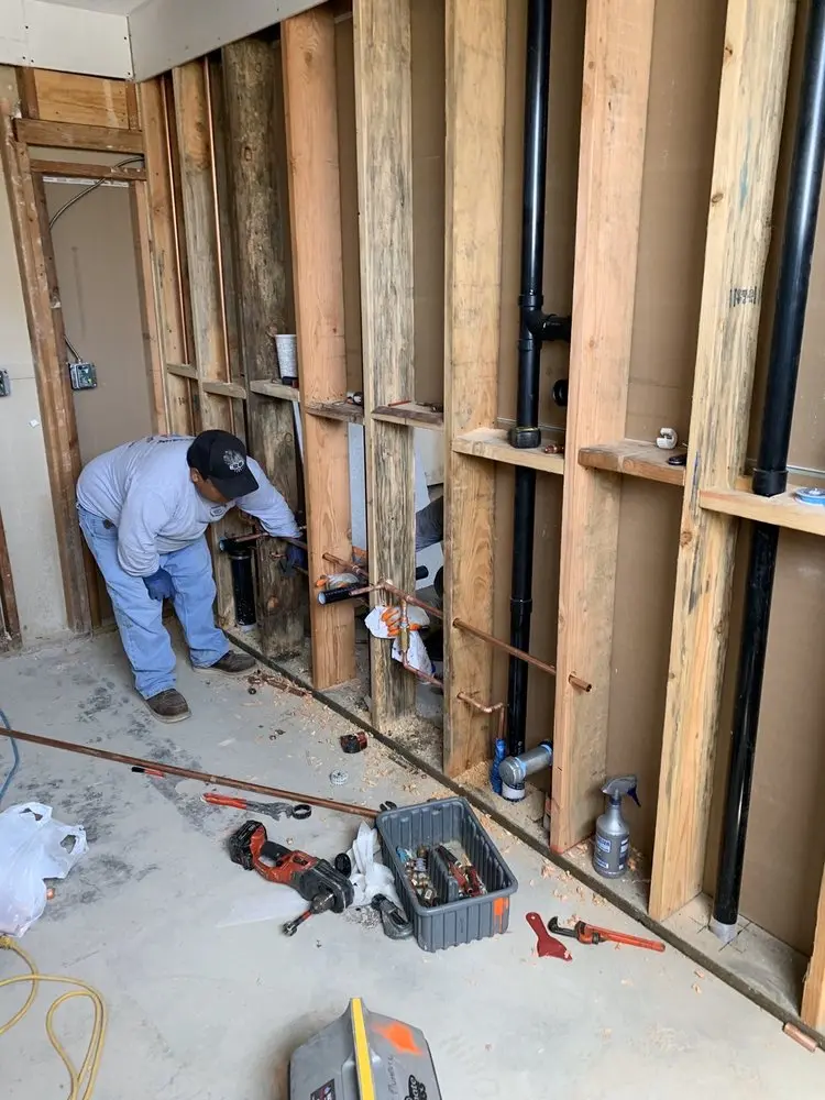 Commercial rough-in plumbing for Trenchless Sewer Repair in Crystal City